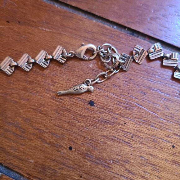 Chloe And Isabel Howlite Rhinestone Gem Necklace Statement Chunky 19" RARE! - Picture 8 of 10